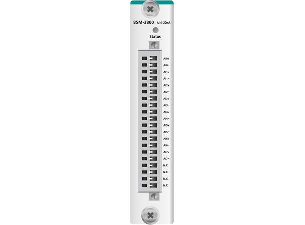 Moxa 85M-3800-T 8 analog inputs, 4 to 20 mA 